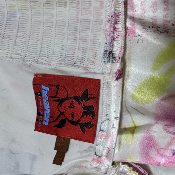 Heaven x Marc Jacobs Graphic Print Mini Dress with Pink Accents - Picture 7 of 11